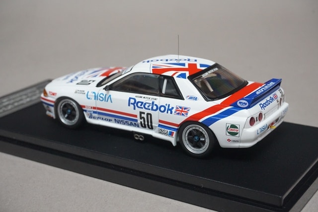 1:43 HPI 8607 Nissan Reebok Skyline GT-R JTC Suzuka 1991 #50