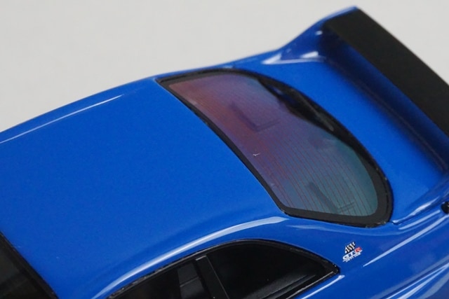1:43 HPI 8385 MIRAGE Nissan Skyline GT-R V-Spec LM (R33) Champion Blue model car