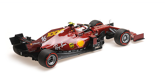 [ Back-order ] MINICHAMPS PBBR201826 1:18 Ferrari F1 1000th Race SF1000 Leclerc 2020 model car