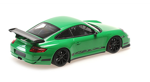 [ Back-order ] MINICHAMPS 155062124 1:18 Porsche 911 GT3 RS 2007 Green model car