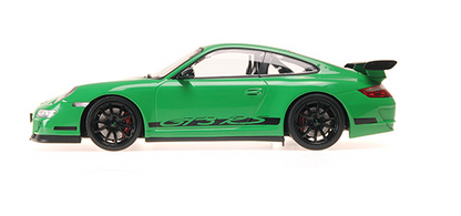 [ Back-order ] MINICHAMPS 155062124 1:18 Porsche 911 GT3 RS 2007 Green model car