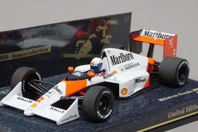 1:43 MINICHAMPS 539894302 McLaren Honda MP4/5 Suzuka Legend A.Prost 1989 #2 Marlboro