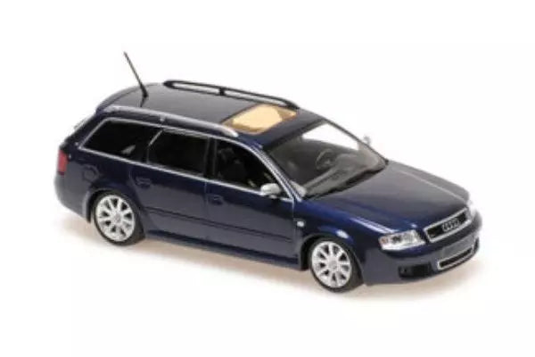 [ Back-order ] MINICHAMPS 940011710 1:43 Audi RS6 Avant 2002 Blue Metallic model car