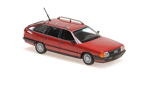 [ Back-order ] MINICHAMPS 940015211 1:43 Audi 100 (C3) Avant 1990 Red model car