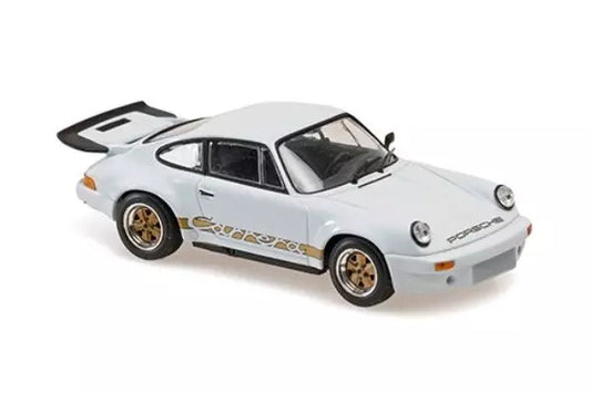 [ Back-order ] MINICHAMPS 940063120 1:43 Porsche 911 Carrera RS3.0 1974 White/Gold Logo model car
