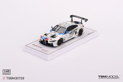 [ Back-order ] TSM TSM430729 1:43 BMW M4 GT3 Test Livery 2022 #23 BMW M Team WRT model car