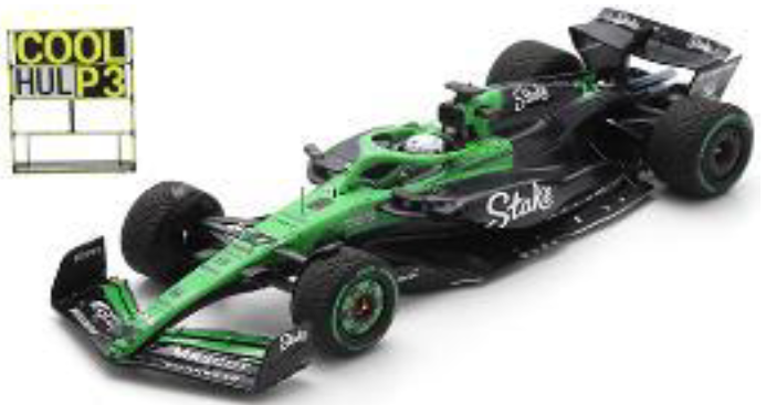 [ Back-order ] Spark S9578 1:43 Kick Sauber No.27 Stake F1 Team Kick Sauber 3rd British GP 2025 Nico Hulkenberg