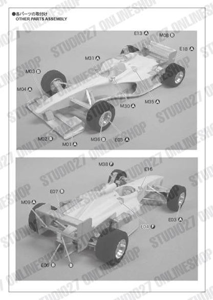 [ Back-order ] Studio27 FK20342 1:20 J197 Belgian GP 1997 Multimedia Kit