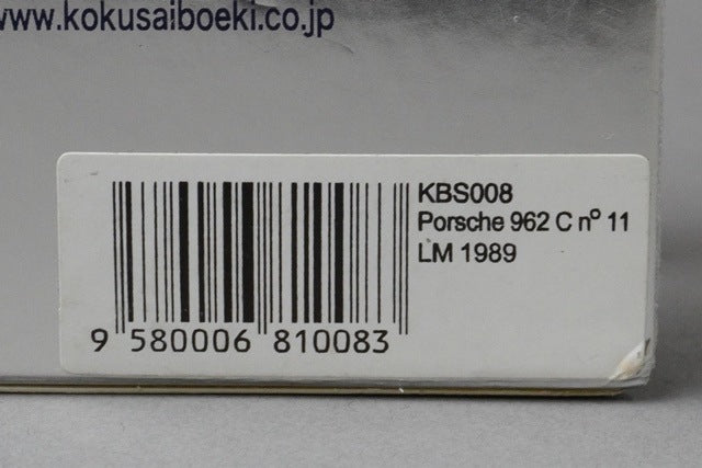 1:43 Spark KBS008 Porsche 962C Le Mans 1989 #11 Leyton House model car