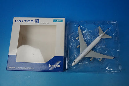 1:500 B747-400 UNITED N119UA 518581-002 Herpa airplane model