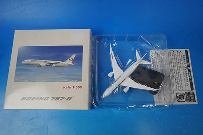 1:500 B787-8 JAL New Tsurumaru Paint JA822J BJE3011 JALUX airplane model