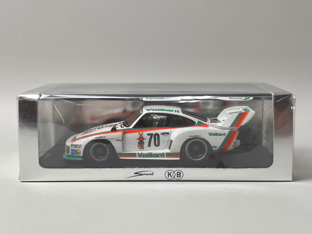 1:43 SPARK KBS052 Porsche 935 K2 Vaillant Kremer Hockenheim 1977 #70