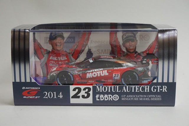 1:43 EBBRO 45107 Nissan Motul Autech GT-R Super GT500 2014 #23 model car