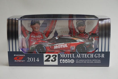 1:43 EBBRO 45107 Nissan Motul Autech GT-R Super GT500 2014 #23 model car