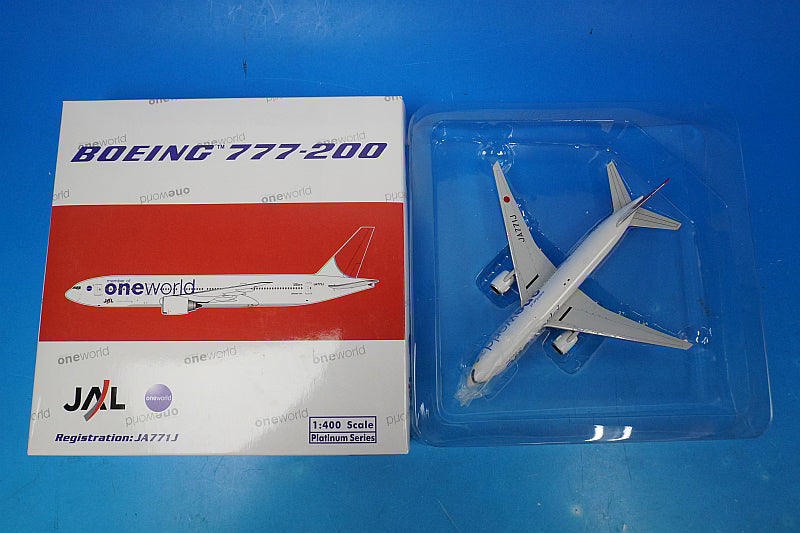 1:400 B777-200 JAL Oneworld JA771J 10344 Phoenix airplane model