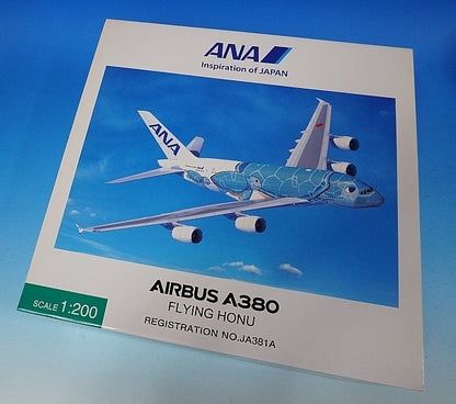 1:200 A380-800 ANA FLYING HONU LaniBlue JA381A NH20142 ANA airplane model