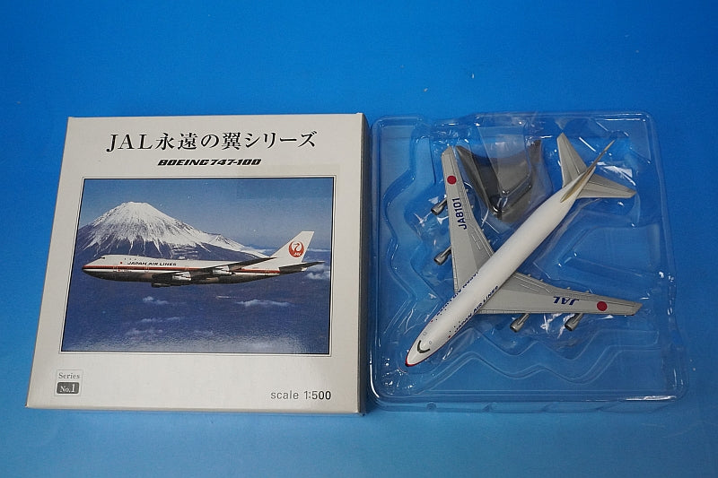 1:500 B747-100 JAL Japan Air Lines Eternal Wings Old Tsurumaru Paint JA8101 JE2006 Herpa Airplane model