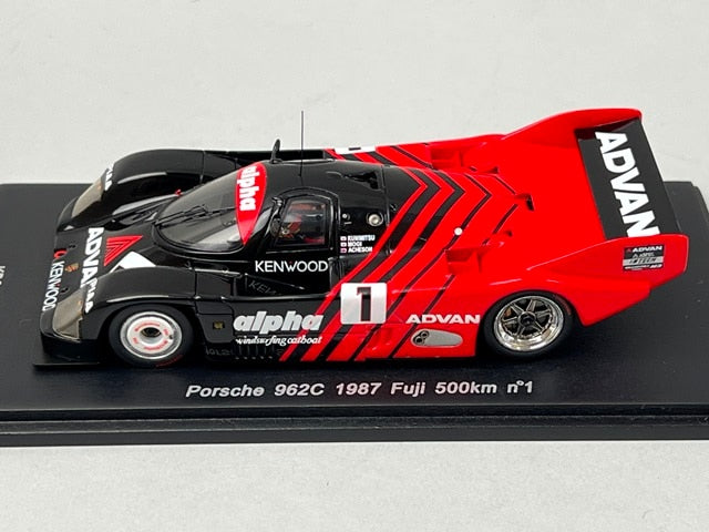 1:43 Spark KBS062 International Trade Custom Porsche 962C Fuji 500km 1987 #1 model car