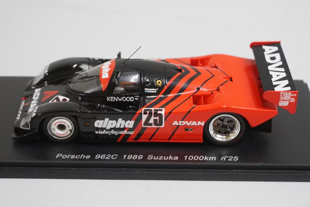 1:43 SPARK KBS054 Porsche 962C SUZUKA 1000km 1989 #25