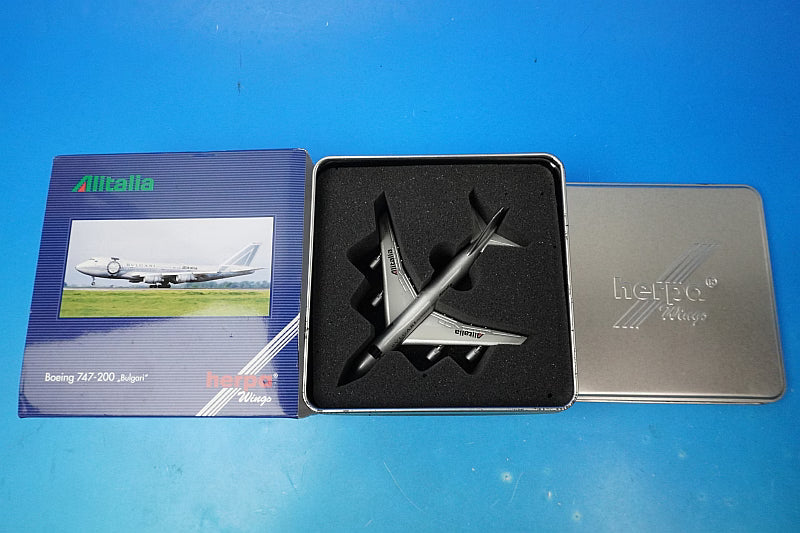 1:500 B747-200 Alitalia Bvlgari Paint I-DEMS 502689 Herpa