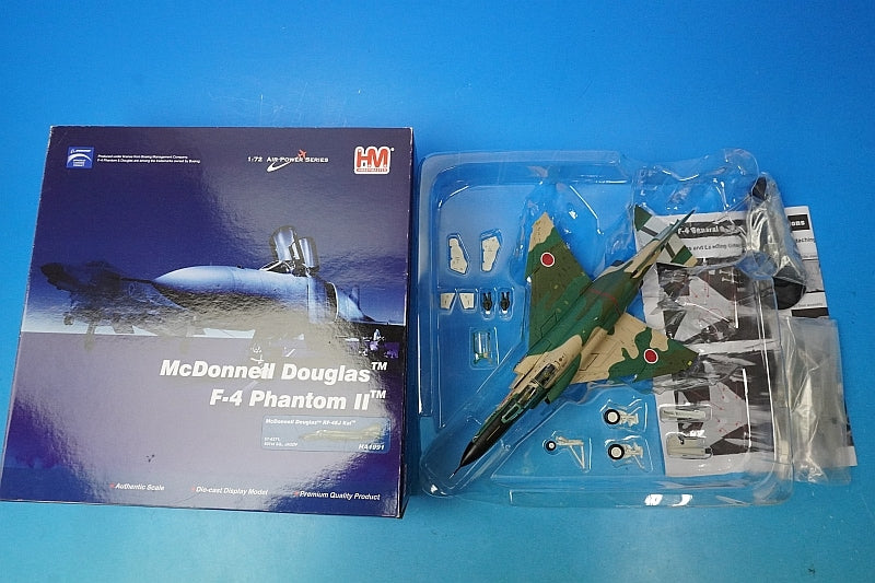 1:72 RF-4EJ (reconnaissance modified type) JASDF Air Corps Reconnaissance Air Corps 501st Squadron with LOROP pod Hyakuri Base #57-6371 HA1991 Hobby Master