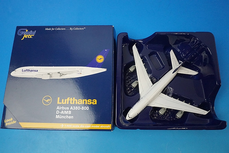 1:400 A380-800 Lufthansa Munich D-AIMB GJDLH1228 Gemini airplane model