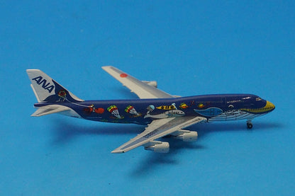 1:1000 B747-400 ANA Marine Jumbo JA8963 NH10030 ANA airplane model