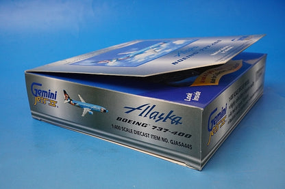 1:400 B737-400 Alaska Airlines Disney N784AS GJASA445 Gemini airplane model