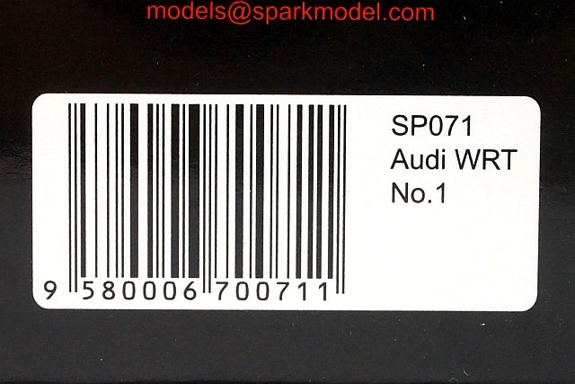 1:43 SPARK SP071 Audi R8 LMS Ultra Azerbaijan Baku World Challenge Winner 2014 #1