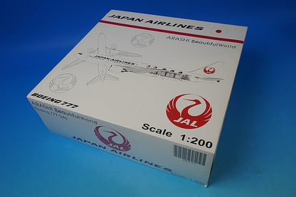 1:200 B777-200 JAL Arashi Jet 2011 JA772J XX2840 JC Wings airplane model