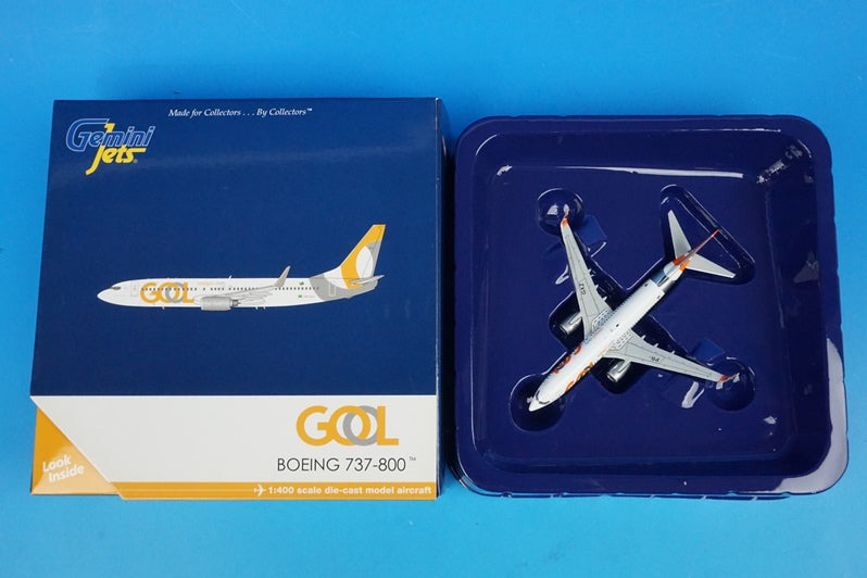 1:400 B737-800 GOL New Paint PR-GXZ GJGOL1535 Gemini airplane model