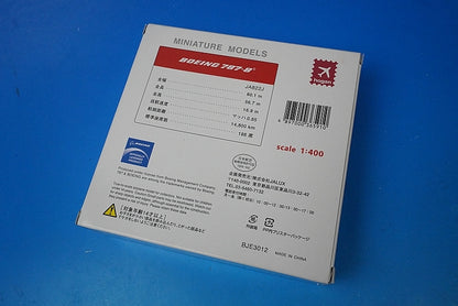 1:400 B787-8 JAL New Tsurumaru Livery JA822J BJE3012 JALUX airplane model