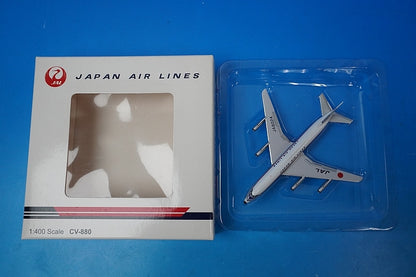 1:400 Convair CV-880 JAL Old Tsurumaru Paint KIKU JA8024 aero classics airplane model