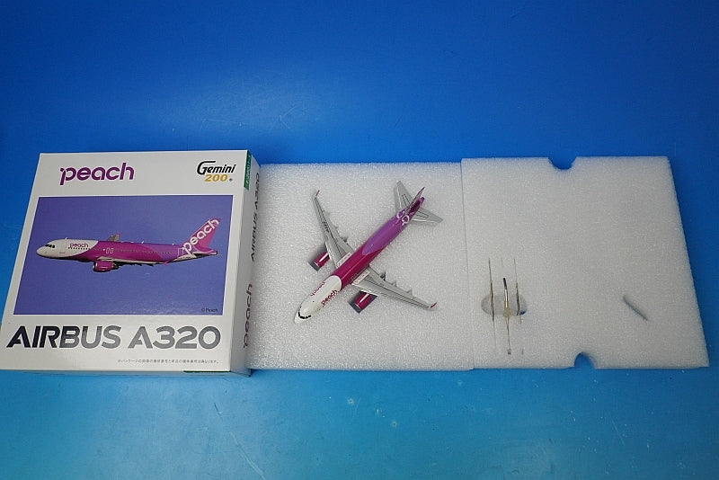 1:200 A320-200 Peach JA801P MM20001 Gemini airplane model