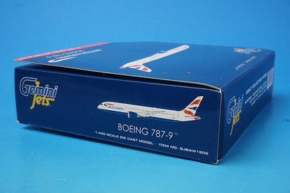 1:400 B787-9 British Airways G-ZBKA GJBAW1506 Gemini airplane model