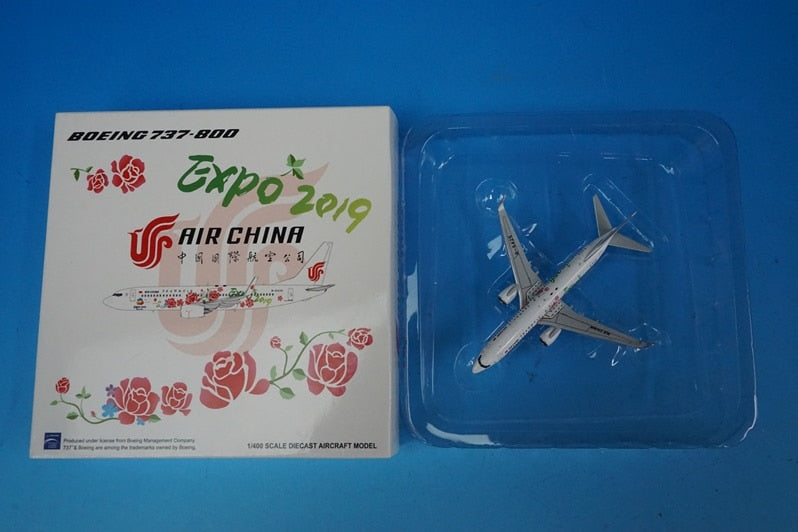 1:400 B737-800 Air China China International Beijing Expo 2019 B-5425 XX4056 JC Wings airplane model