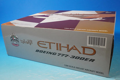 1:200 B777-300ER Etihad New Livery A6-ETA XX2236 JC Wings airplane model