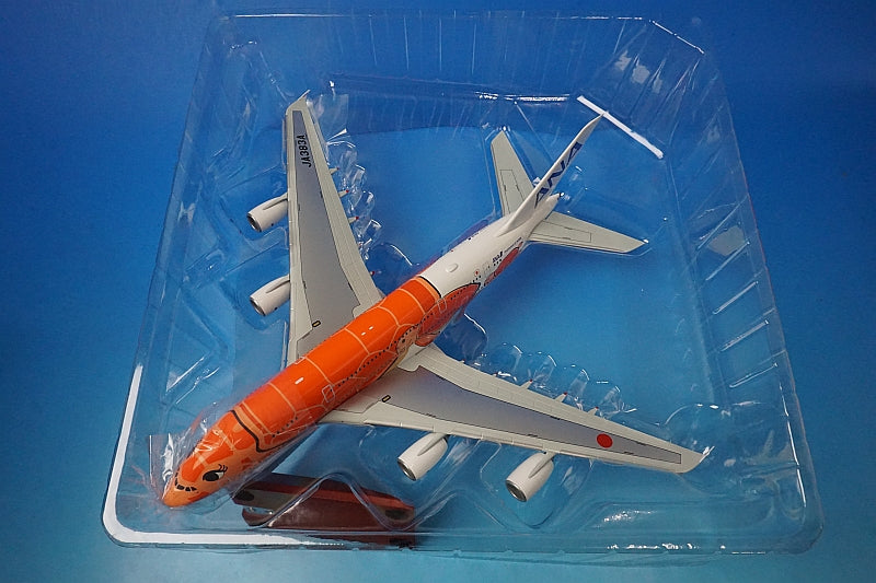 1:200 A380-841 ANA FLYING HONU ANA Sunset Orange with WiFi Radome Gear JA383A NH20184 ANA