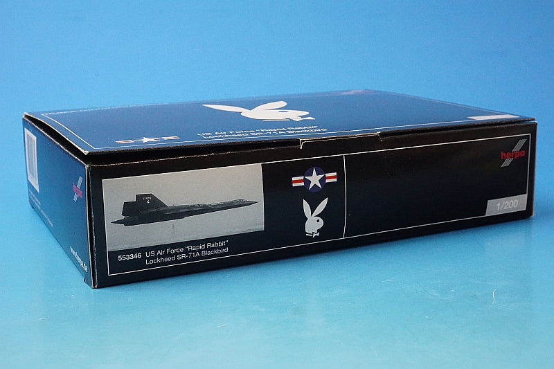 1:200 SR-71A Blackbird United States Air Force 9th Strategic Reconnaissance Wing Rapid Rabbit 553346 Herpa