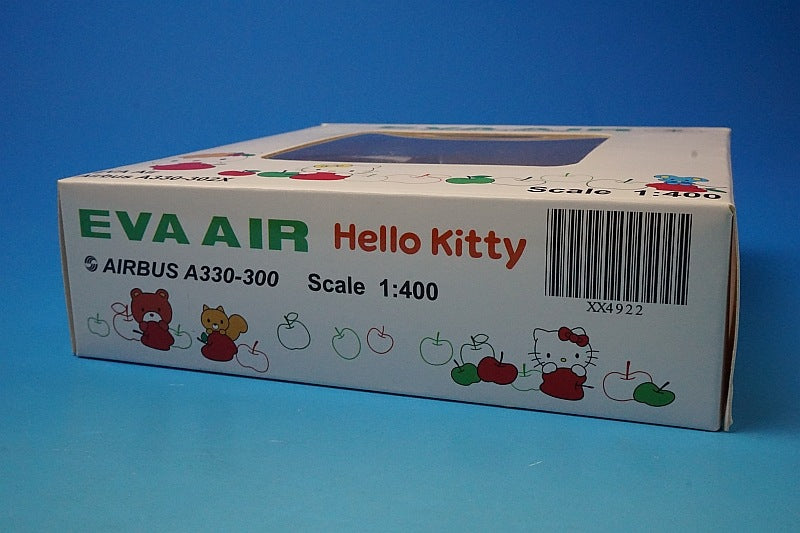 1:400 A330-300 EVA Air Hello Kitty Love Apple B-16332 XX4922 JC Wings airplane model