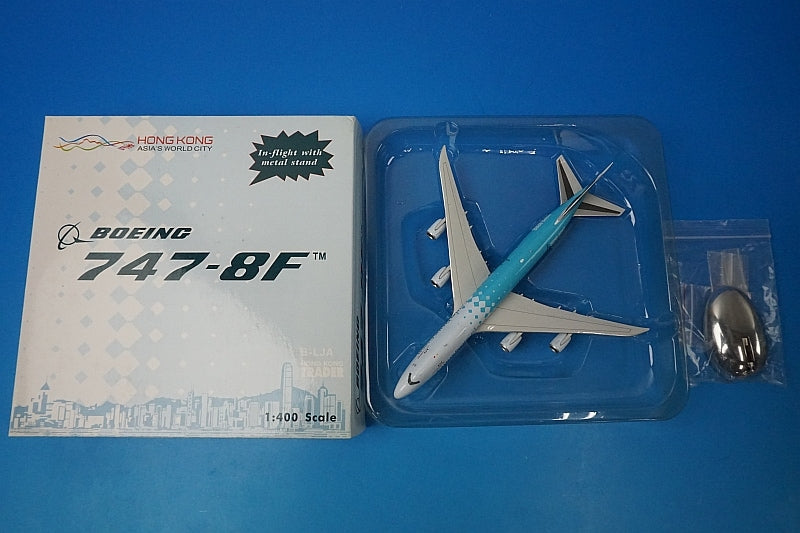 1:400 B747-8F Cathay Pacific Cargo Hong Kong Trader B-LJA *Metal stand included CX7478B Phoenix airplane model