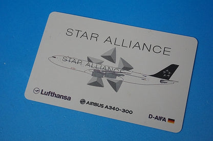 1:400 A340-300 Lufthansa Star Alliance D-AIFA EW4343002 JC Wings airplane model