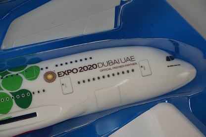 1:250 A380-800 Emirates Green EXPO 2020 A6-EEW HE612364 Herpa airplane model