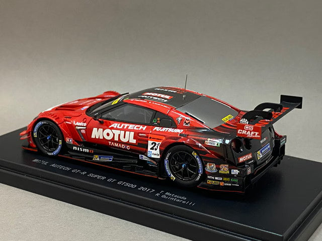 1:43 EBBRO 45510 Nissan MOTUL AUTECH GT-R Super GT GT500 2017 #23 model car