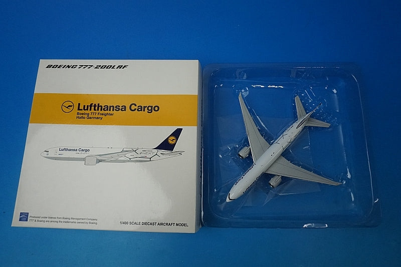 1:400 B777-200LRF Lufthansa Cargo BMW VISION Lifting I Next With Antenna D-ALFE XX4076 JC Wings airplane model