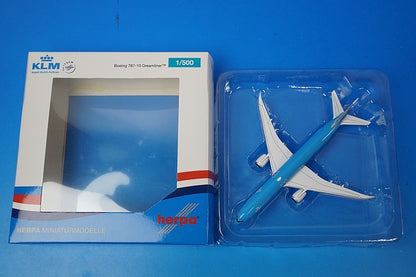 1:500 B787-10 KLM Royal Dutch Airlines Snowdrop PH-BKF 535083 Herpa