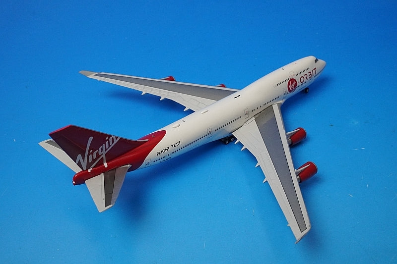 1:400 B747-400 Virgin Orbit with LauncherOne air-launched rocket N744VG XX40036 JC Wings airplane model