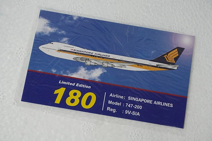 1:200 B747-200 Singapore 9V-SIA IF7420513B INFLIGHT airplane model