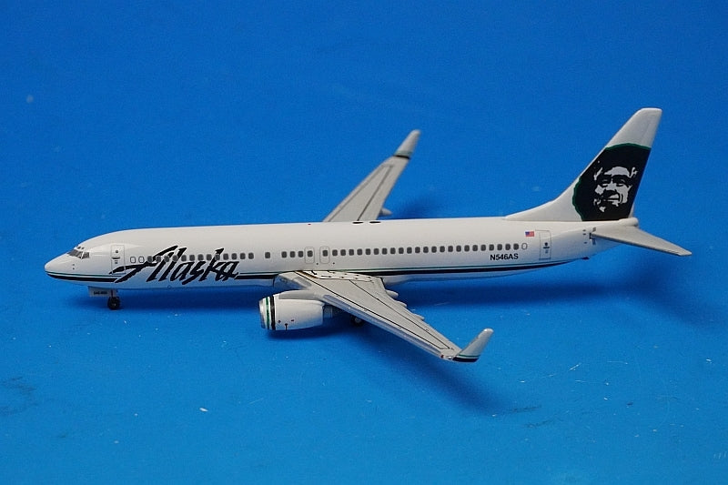 1:400 B737-700 Alaska N619AS B737-800 N546AS 2 piece set GJASASET1 Gemini airplane model