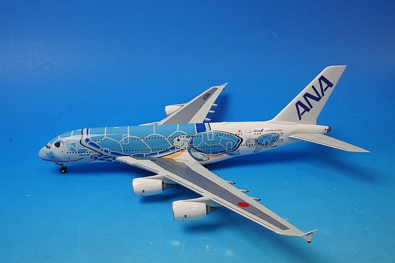 1:200 A380-800 ANA FLYING HONU Lani Blue JA381A NH20232 ANA airplane model